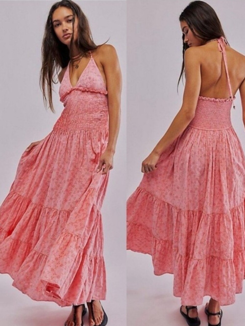 Free People Pintuck Paradise Maxi Dress